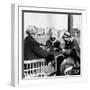 Men Playing Domino at the Table of a Cafe in Baghdad-Mario de Biasi-Framed Photographic Print