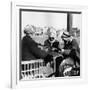 Men Playing Domino at the Table of a Cafe in Baghdad-Mario de Biasi-Framed Photographic Print