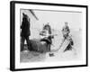 Men Playing Kazoos and Guitar Photograph-Lantern Press-Framed Art Print