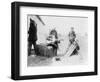 Men Playing Kazoos and Guitar Photograph-Lantern Press-Framed Art Print