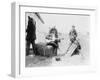 Men Playing Kazoos and Guitar Photograph-Lantern Press-Framed Art Print