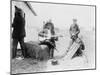 Men Playing Kazoos and Guitar Photograph-Lantern Press-Mounted Art Print