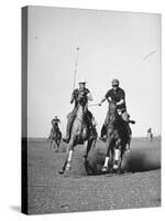 Men Playing Polo-Carl Mydans-Stretched Canvas