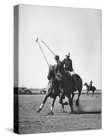 Men Playing Polo-Carl Mydans-Stretched Canvas