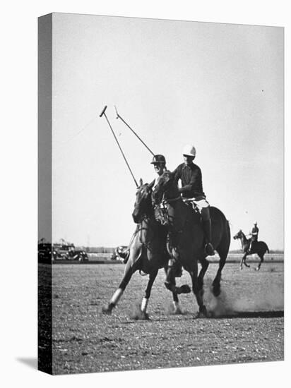 Men Playing Polo-Carl Mydans-Stretched Canvas