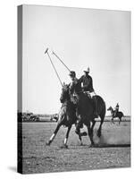 Men Playing Polo-Carl Mydans-Stretched Canvas