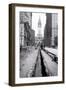 Men Posing While Laying Pipe, Philadelphia, Pennsylvania-null-Framed Art Print