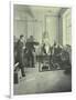 Men Pouring Molten Metal in a Foundry, School of Engineering and Navigation, London, 1931-null-Framed Photographic Print