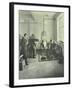 Men Pouring Molten Metal in a Foundry, School of Engineering and Navigation, London, 1931-null-Framed Photographic Print