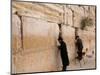 Men Praying at the Wailing Wall, Jerusalem, Israel-Bill Bachmann-Mounted Photographic Print