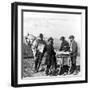 Men Purchasing Newspapers-Alexander Gardner-Framed Photographic Print