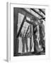 Men Putting Windows In-null-Framed Photographic Print