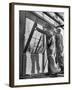 Men Putting Windows In-null-Framed Photographic Print