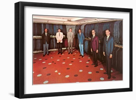 Men Ready to Sell Men's Clothes-null-Framed Art Print