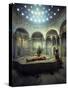 Men Relax in the Cagologlu Hamami, Turkish Bath, in Istanbul, Turkey, Europe-Woolfitt Adam-Stretched Canvas