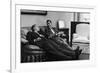 Men Relaxing at Home After Work-Nina Leen-Framed Giclee Print