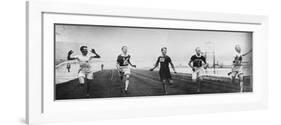 Men's 200m Race at the 1908 Summer Olympics in London-null-Framed Giclee Print