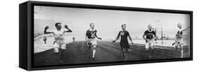 Men's 200m Race at the 1908 Summer Olympics in London-null-Framed Stretched Canvas