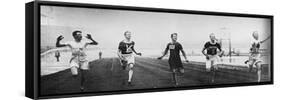 Men's 200m Race at the 1908 Summer Olympics in London-null-Framed Stretched Canvas