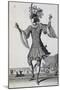 Men's Ballet Costume, Engraving-Jean Berain the Elder-Mounted Giclee Print