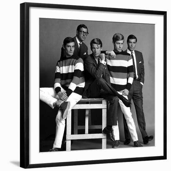 Men's Casual and Business Attire, 1960s-John French-Framed Giclee Print