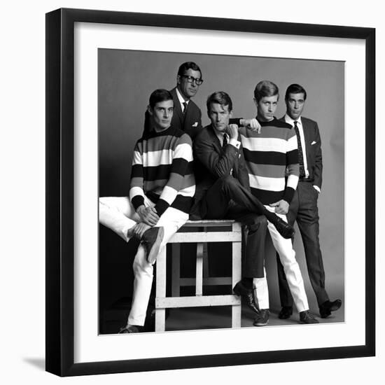 Men's Casual and Business Attire, 1960s-John French-Framed Premium Giclee Print