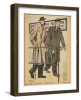 Men's Coats 1943-Henjic-Framed Art Print