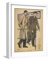 Men's Coats 1943-Henjic-Framed Art Print