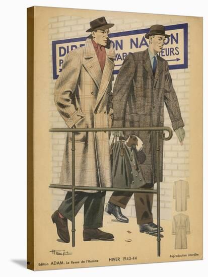 Men's Coats 1943-Henjic-Stretched Canvas