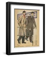 Men's Coats 1943-Henjic-Framed Art Print