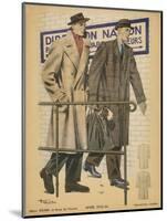 Men's Coats 1943-Henjic-Mounted Art Print