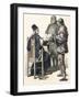 Men's Costume of C15th-null-Framed Art Print