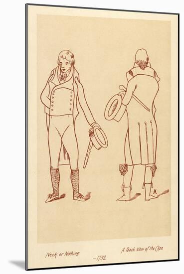 Men's Fashion 1792-John Ashton-Mounted Art Print