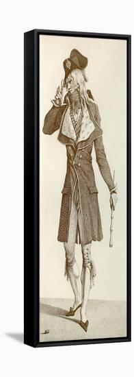 Men's Fashion During the French Revolution. Les Incroyables. Members of a Fashionable Aristocratic-null-Framed Stretched Canvas