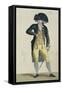 Men's Fashion Plate-null-Framed Stretched Canvas