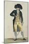 Men's Fashion Plate-null-Mounted Giclee Print