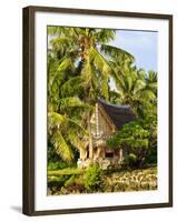 Men's House, Yap, Micronesia, Pacific-Nico Tondini-Framed Photographic Print