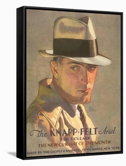 Men's Knapp-Felt Hats, USA, 1930-null-Framed Stretched Canvas