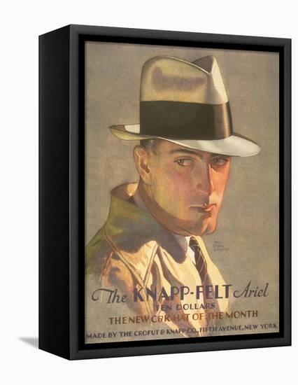 Men's Knapp-Felt Hats, USA, 1930-null-Framed Stretched Canvas