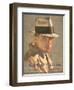 Men's Knapp-Felt Hats, USA, 1930-null-Framed Giclee Print