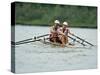 Men's Pairs Rowing Team in Action, USA-null-Stretched Canvas