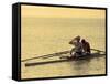 Men's Pairs Rowing Team, Vancouver Lake, Washington, USA-null-Framed Stretched Canvas