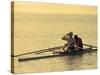 Men's Pairs Rowing Team, Vancouver Lake, Washington, USA-null-Stretched Canvas