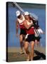 Men's Pairs Rowing Team, Vancouver Lake, Washington, USA-null-Stretched Canvas