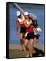 Men's Pairs Rowing Team, Vancouver Lake, Washington, USA-null-Framed Stretched Canvas