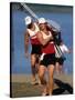 Men's Pairs Rowing Team, Vancouver Lake, Washington, USA-null-Stretched Canvas