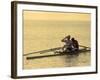 Men's Pairs Rowing Team, Vancouver Lake, Washington, USA-null-Framed Photographic Print