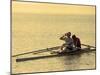 Men's Pairs Rowing Team, Vancouver Lake, Washington, USA-null-Mounted Photographic Print