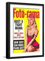 Men's Pulp Magazine Cover-null-Framed Art Print