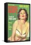 Men's Pulp Magazine Cover-null-Framed Stretched Canvas